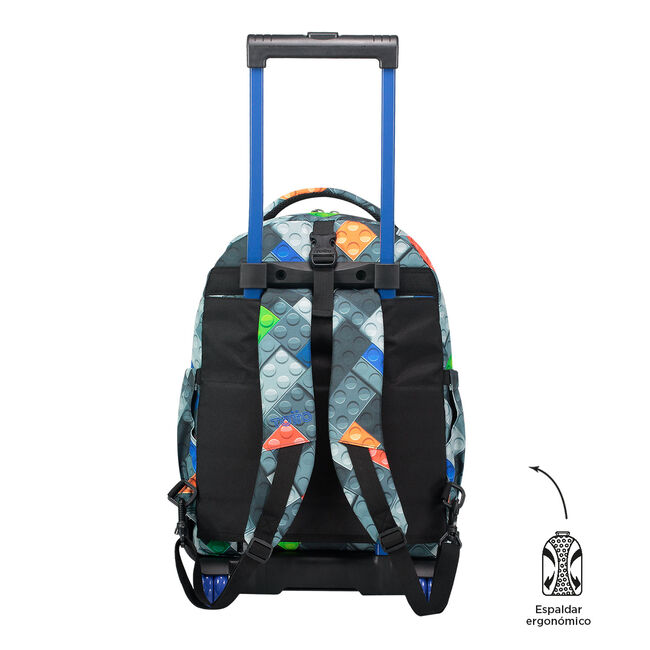 Mochila escolar ruedas desmontable bloques - Tiza image number null