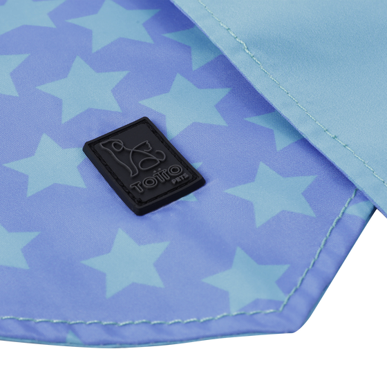 Pañuelo para mascotas doble cara estampado estrellas - Talla XL image number 4