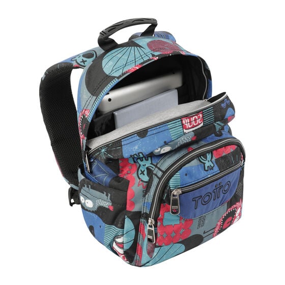 Mochila Tempera - Cyber monstruos image number 8