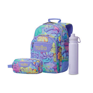 Pack Escolar Grafily X3 | Mochila + 2 accesorios