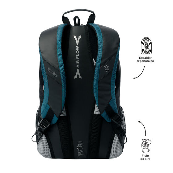 Mochila Teck 2.0 L - Negro/Azul image number 4