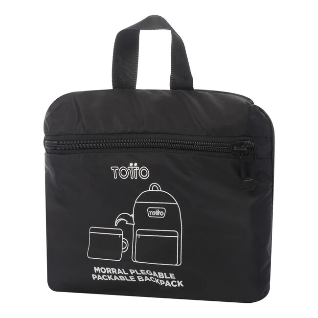 Mochila plegable color negro - Xingu image number null