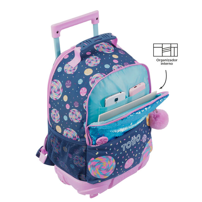 Top Model Mochila Candy Cake Turquesa