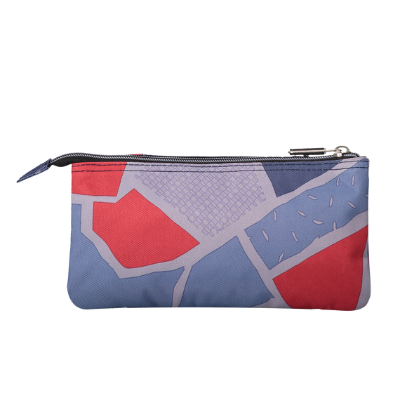 Estuche Tablero - Estampado gris y rojo image number 3