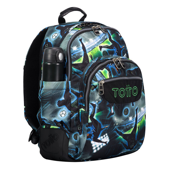 Tractor cordura ingresos Mochila escolar estadio fútbol - Crayoles - Estampado | Totto.es