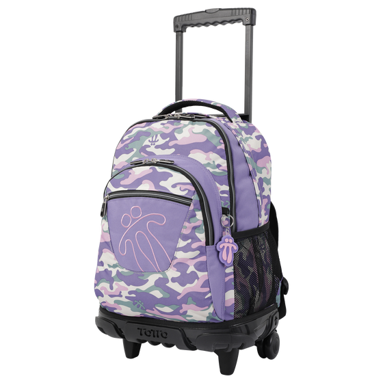 Mochila escolar con ruedas Renglones - 4IN image number 2