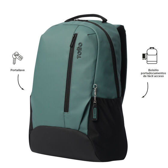 Mochila Detroit - Verde/Negro image number 6
