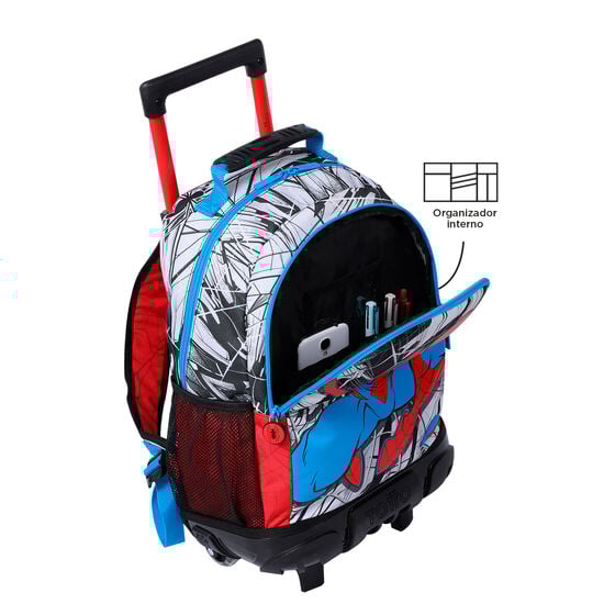Mochila de ruedas SpidermanCity M image number 6