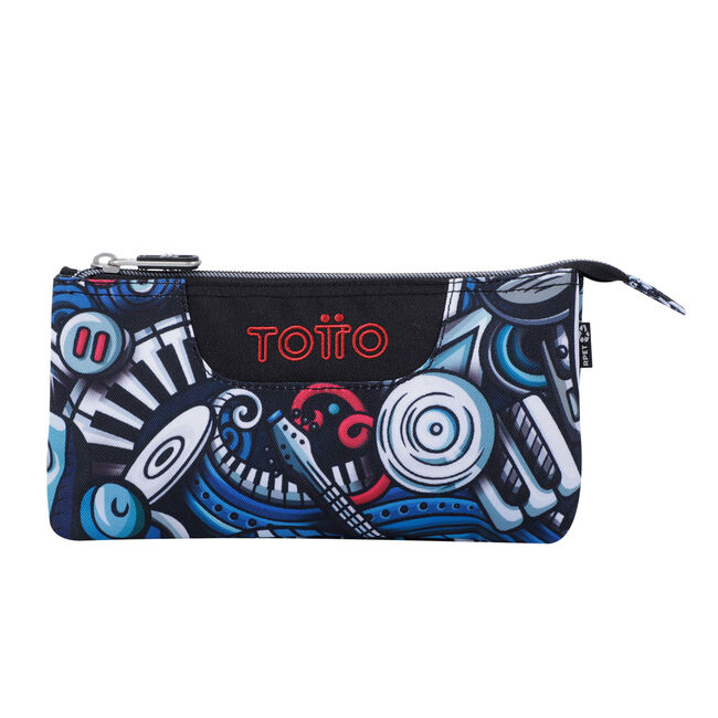 Estuche escolar tres compartimentos Musika - Tablero