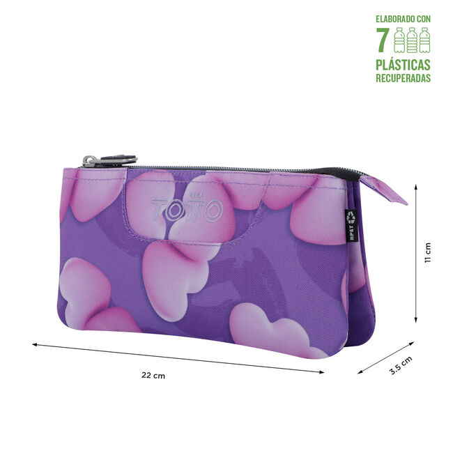 Estuche escolar tres compartimentos Chubby - Tablero image number null