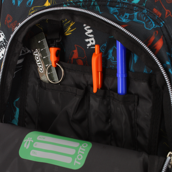 Mochila escolar con ruedas Papel - 2CH image number 6