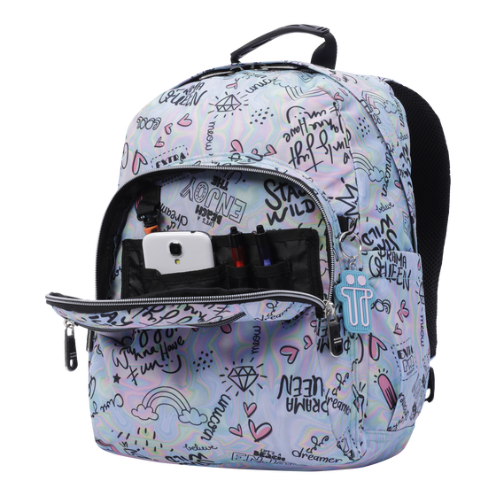 Mochila Gommas - Rainbow party image number 5