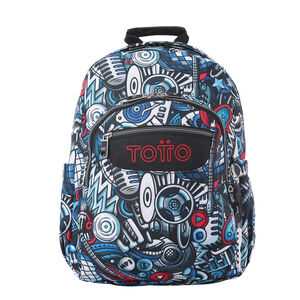 Mochila escolar adaptable a carro eco-friendly Musika - Acuareles