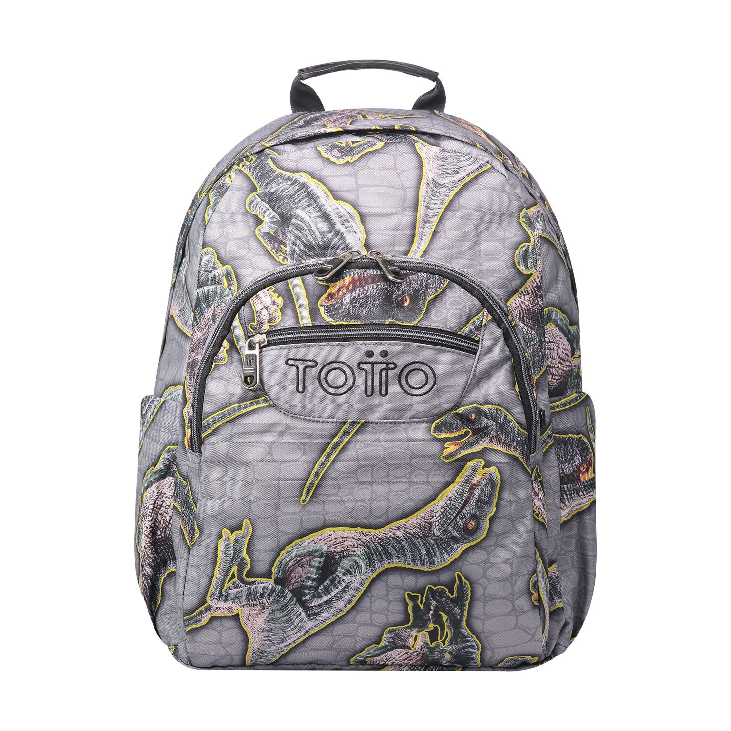 Mochila escolar adaptable a carro estampado dinosaurios