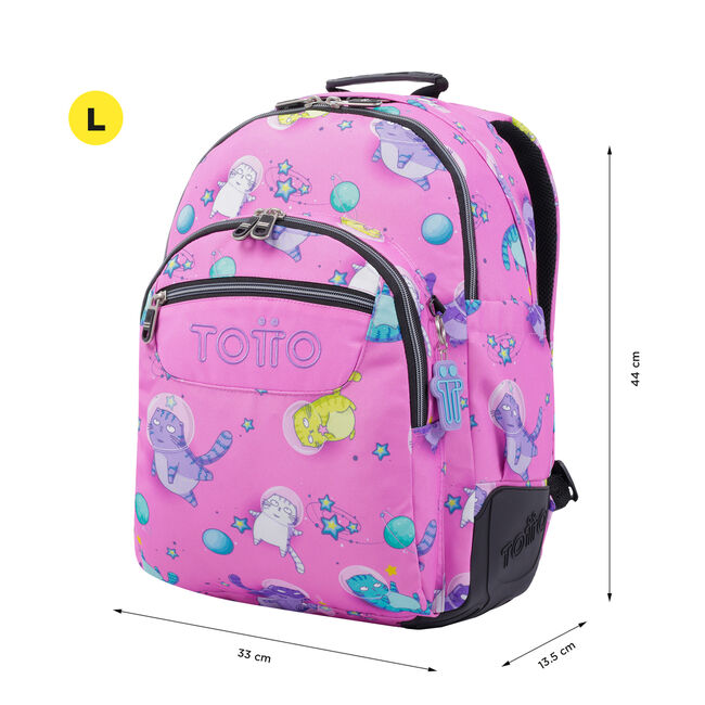 Mochila escolar gatos astronautas - Crayoles image number null