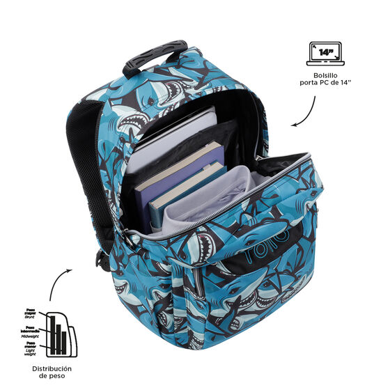 Mochila Acuareles - Tiburones image number 5