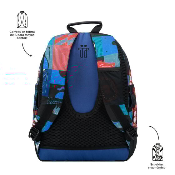 Mochila Crayoles - Cyber monstruos image number 4