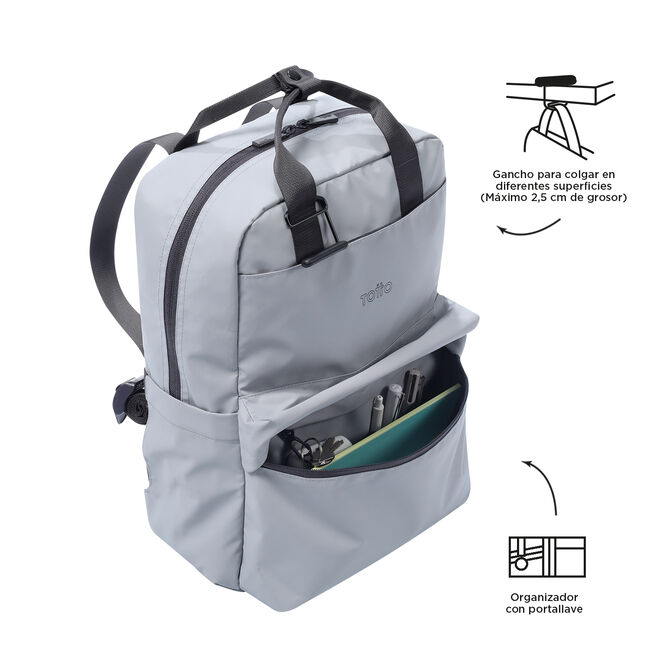 Mochila urbana gris Micro Chip - Billy image number null