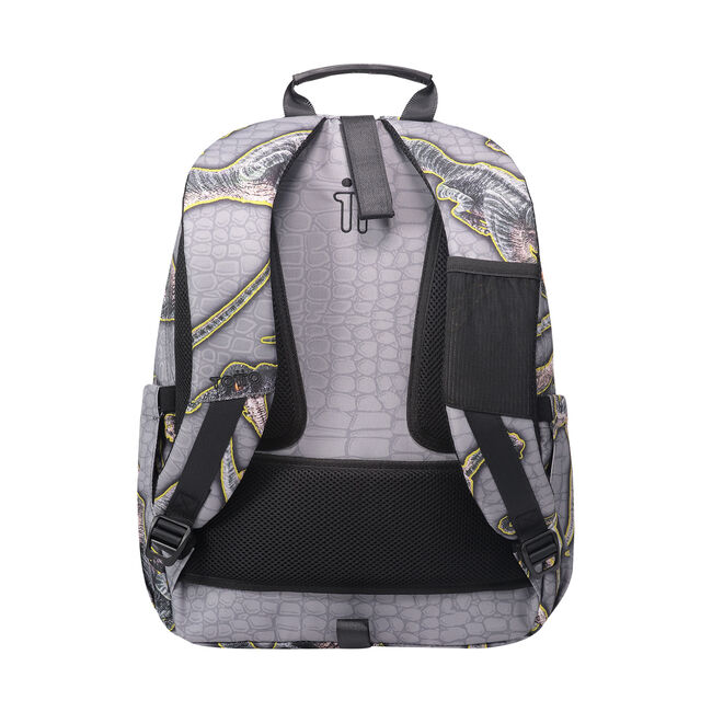 Mochila escolar adaptable a carro estampado dinosaurios - Acuareles image number null
