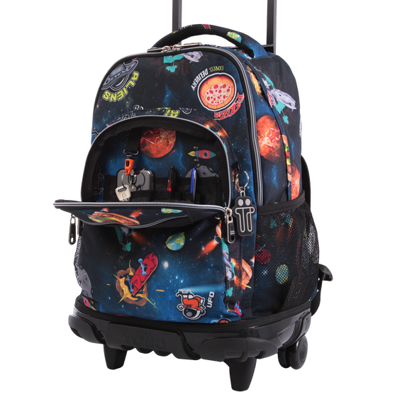 Mochila Renglones - Estampado galaxia image number 6