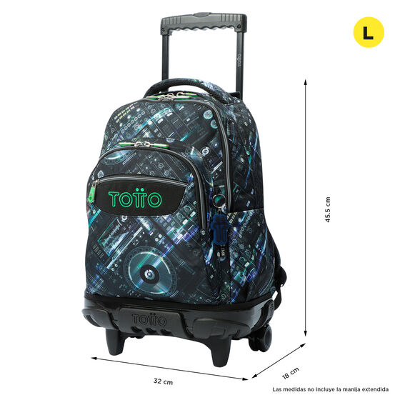 Mochila Renglones - Mixer Black image number 2