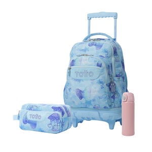 Pack Escolar Polar X3 | Mochila de ruedas + 2 accesorios