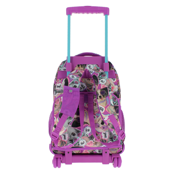 Mochila escolar con ruedas Renglones - 2D0 image number 3