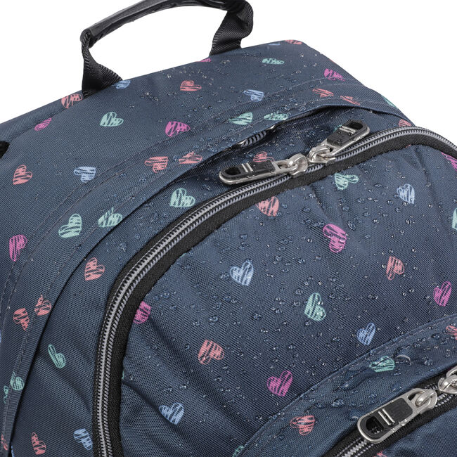 Mochila escolar estampado corazones - Crayoles image number null