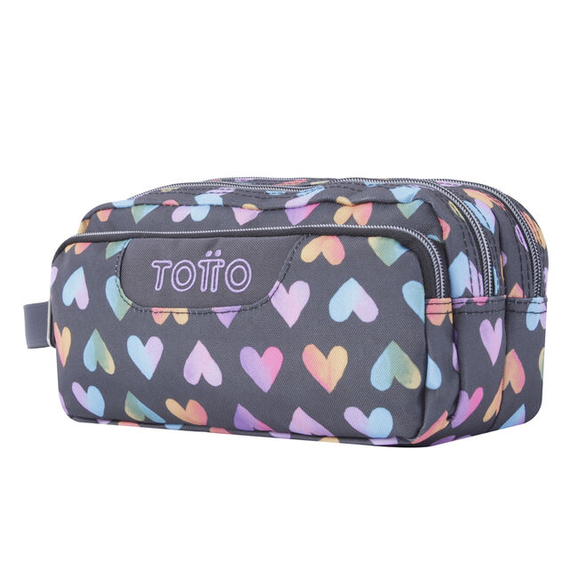 Estuche tres corazones multicolor - - Multicolor | Totto.es