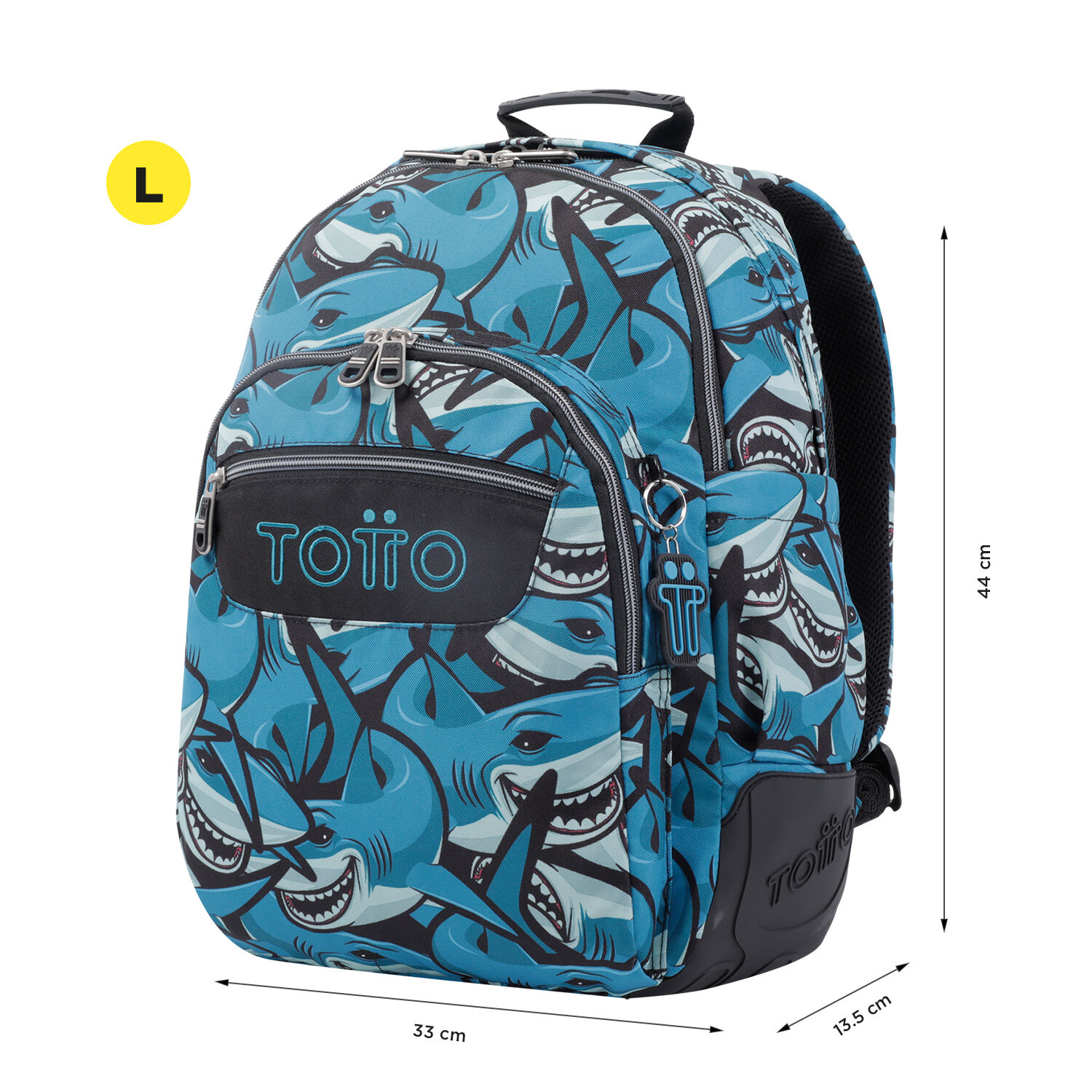 Mochila totto tiburones sale