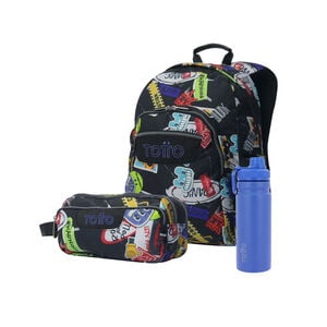 Pack Escolar Sticky X3 | Mochila adaptable + 2 accesorios