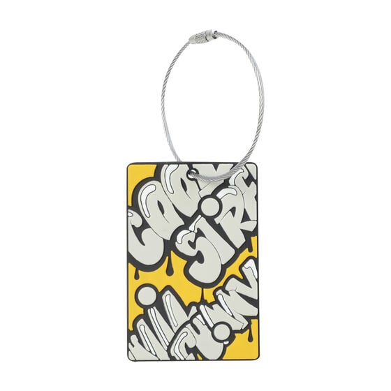 Complemento de maleta Travel Tag - Lettering Yellow image number 1