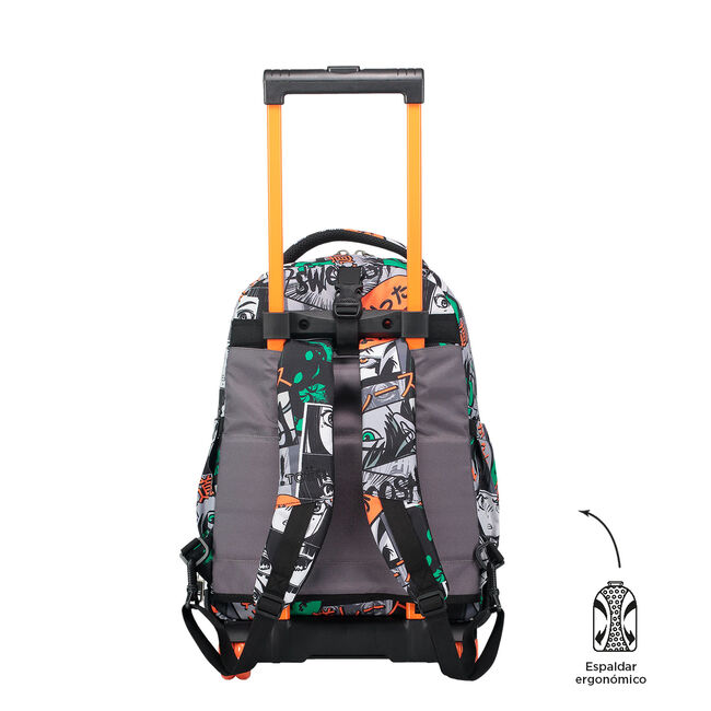 Mochila escolar ruedas desmontable manga - Tiza image number null