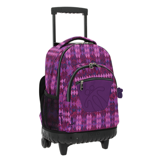 Mochila escolar con ruedas Renglones - 6M2 image number 2