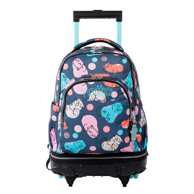 Mochila escolar con ruedas desmontable Missi - Tiza