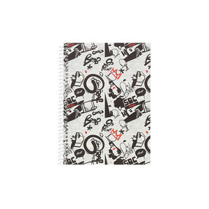 Cuaderno A5 tapa forrada