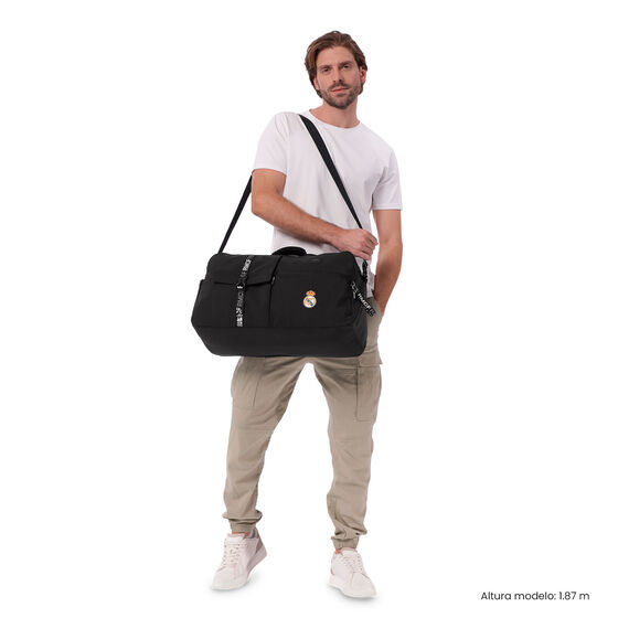 Bolsa de viaje mediana Real Madrid - Negro image number 3