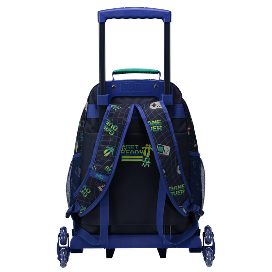 Mochila escolar con 3 ruedas - Gameru image number 3