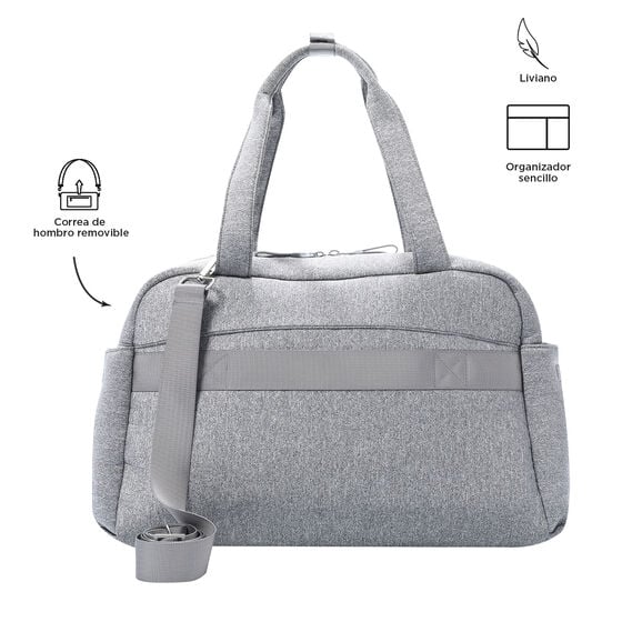 Bolso Megumi L Duffle - Gray Mix image number 3
