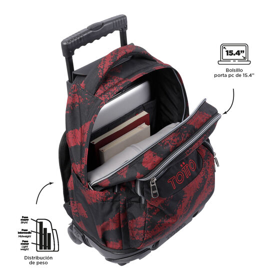 Mochila Renglones - Tiza roja image number 5