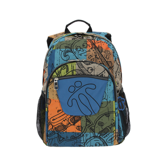 Mochila escolar adaptable a carro Acuareles - 7T9 image number 1