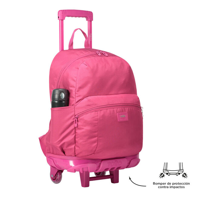 Mochila escolar con ruedas color rosa - Trik L image number null