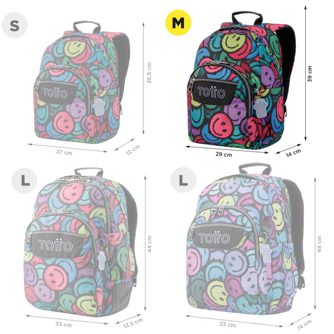 Mochila escolar emojis - Gommas image number null