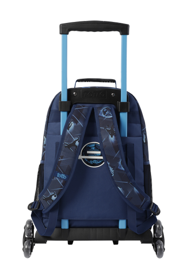Mochila escolar grande con 3 ruedas - Voltar image number 3