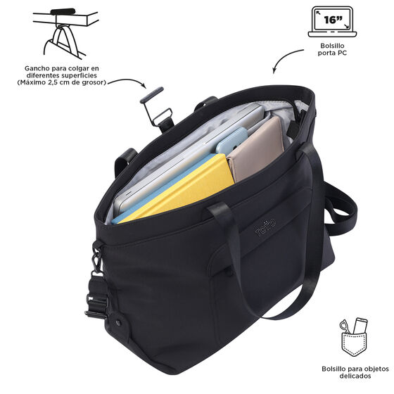 Bolso T-Bag Madrid - Negro image number 4