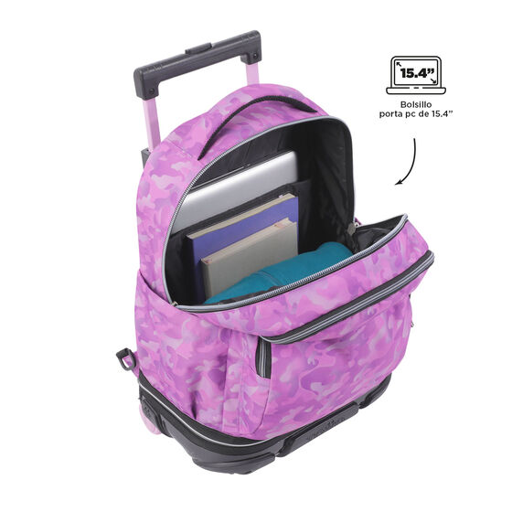 Mochila Desmontable Tiza - Camuflaje rosa image number 7