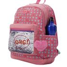 Mochila escolar corazones y lentejuelas - Glony image number 5