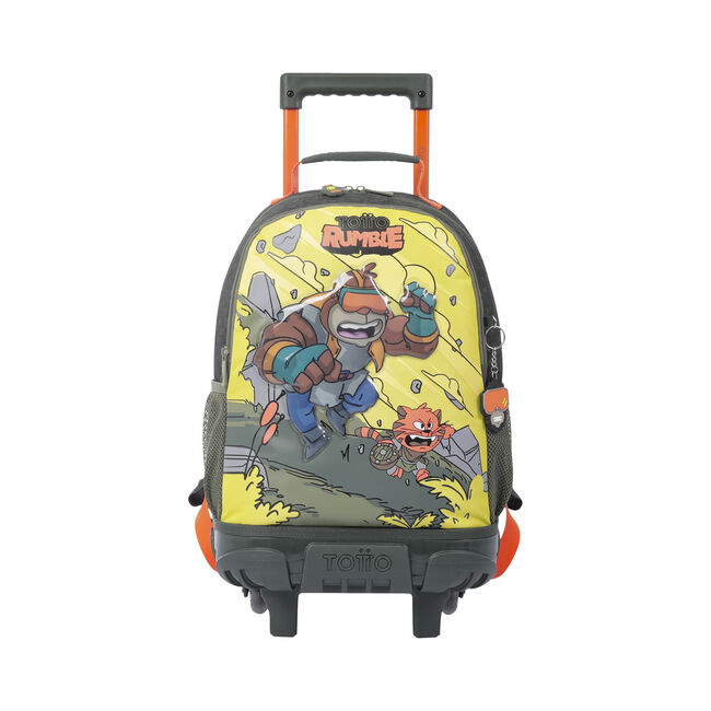 Mochila escolar con ruedas mediana de cartoons - Brawlmaster