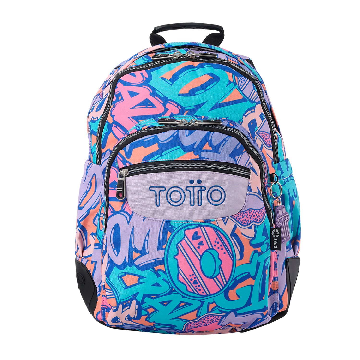 Mochila escolar eco friendly Broad Rayol Multicolor Totto.es