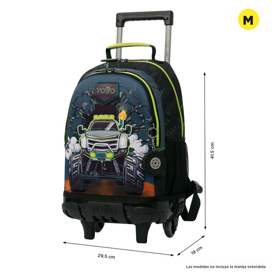 Mochila de ruedas Monster Race M image number 3